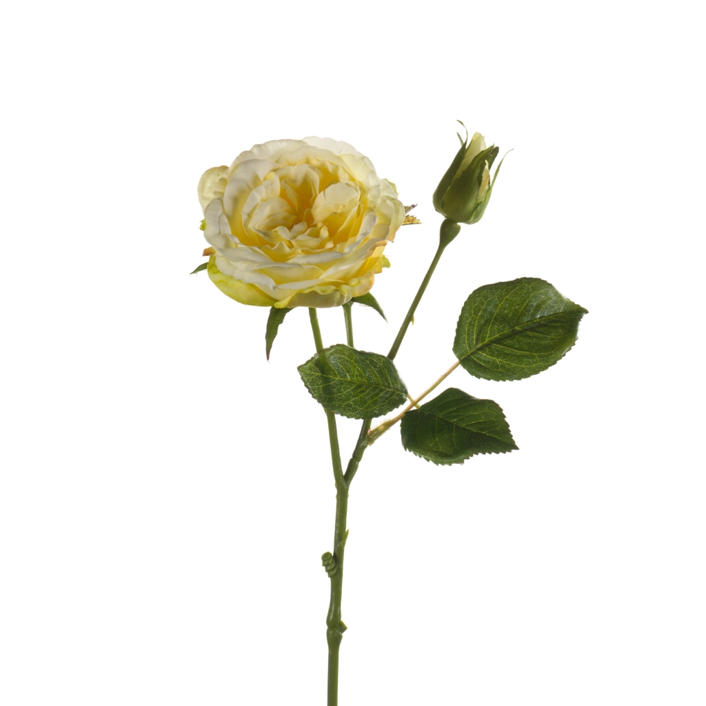 artificial yellow rose