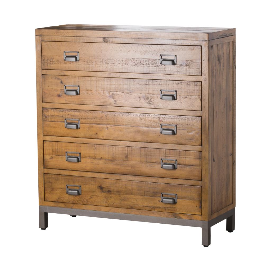 industrial look interior - The Draftsman Collection Five Drawer Chest