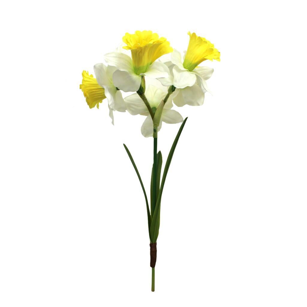 41cm artificial daffodil spray