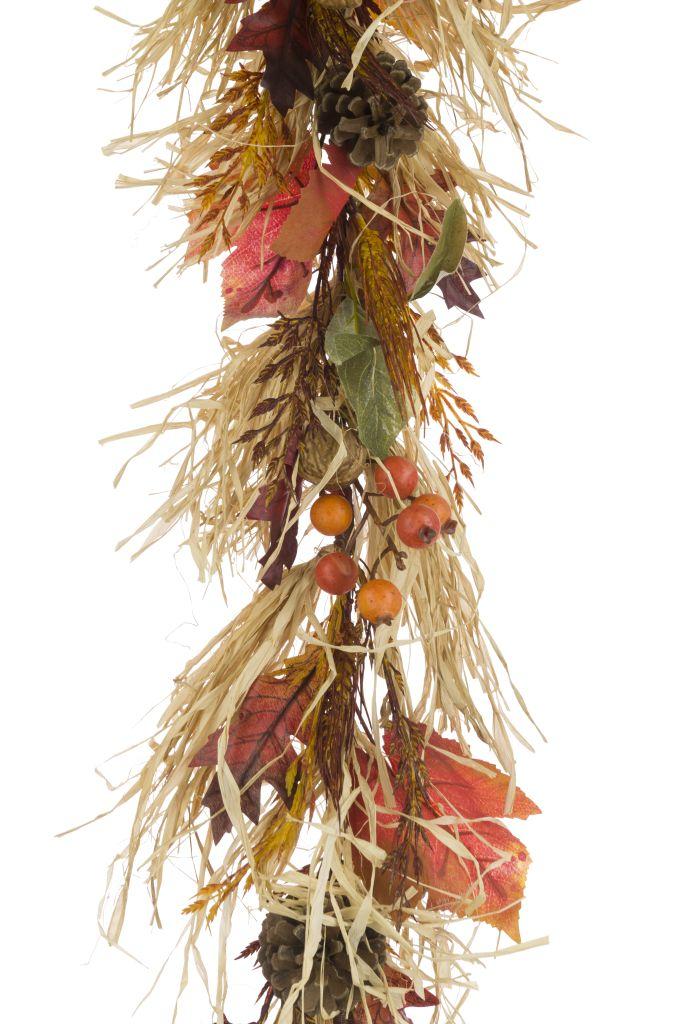 rustic autumn garland decoration