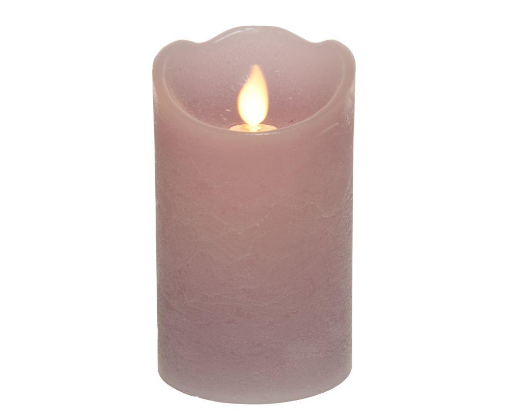 lilac LED battery operated candle