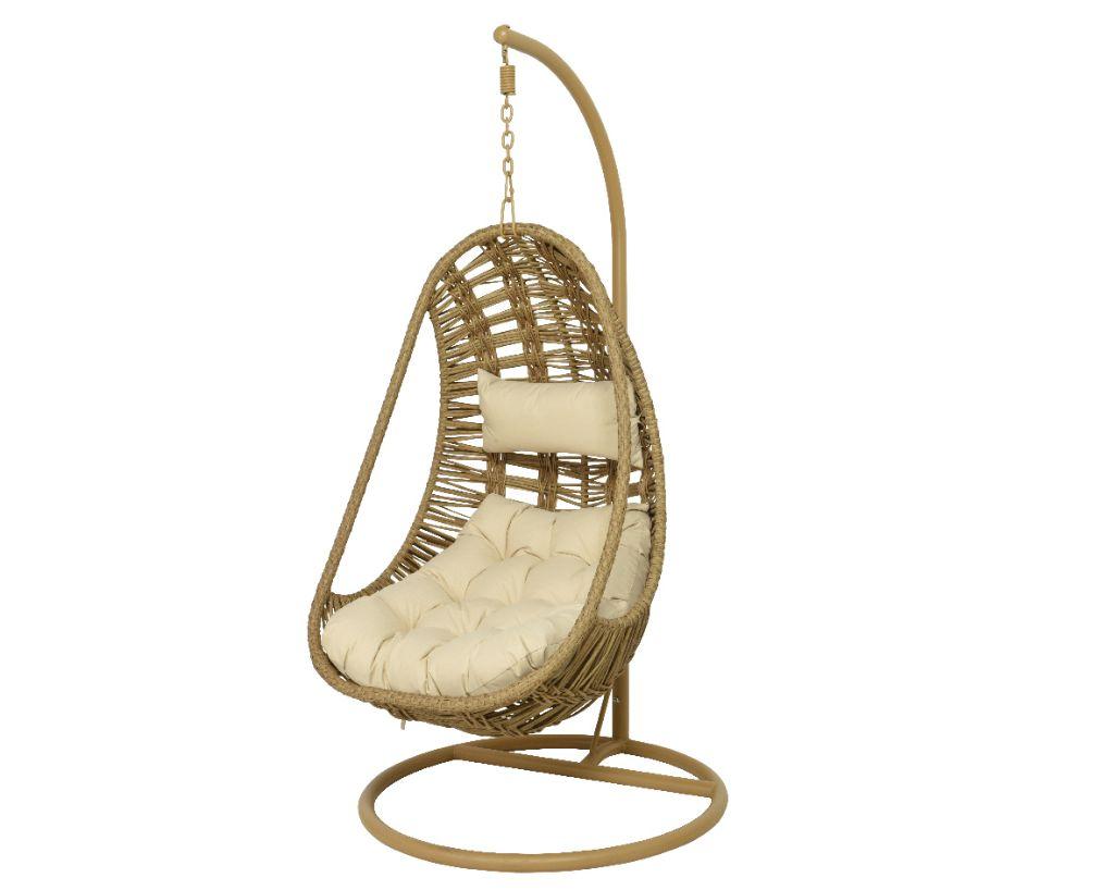 natural colour hanging egg chair