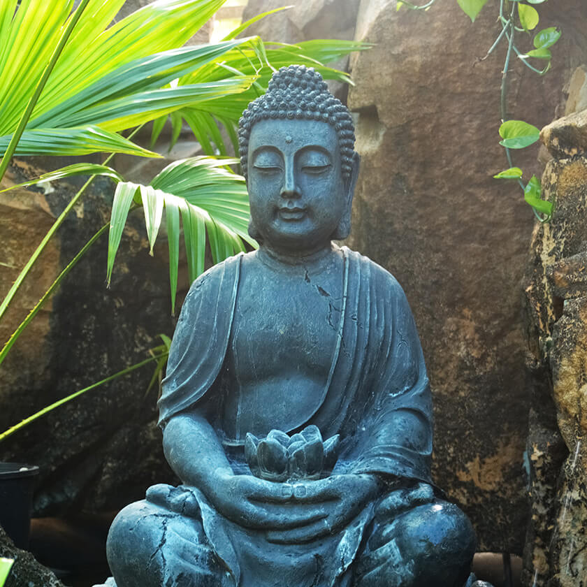 buddha statue feature for your patio
