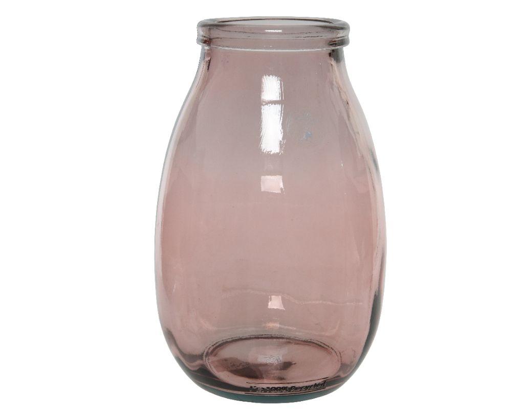 recycled homeware pink glass vase