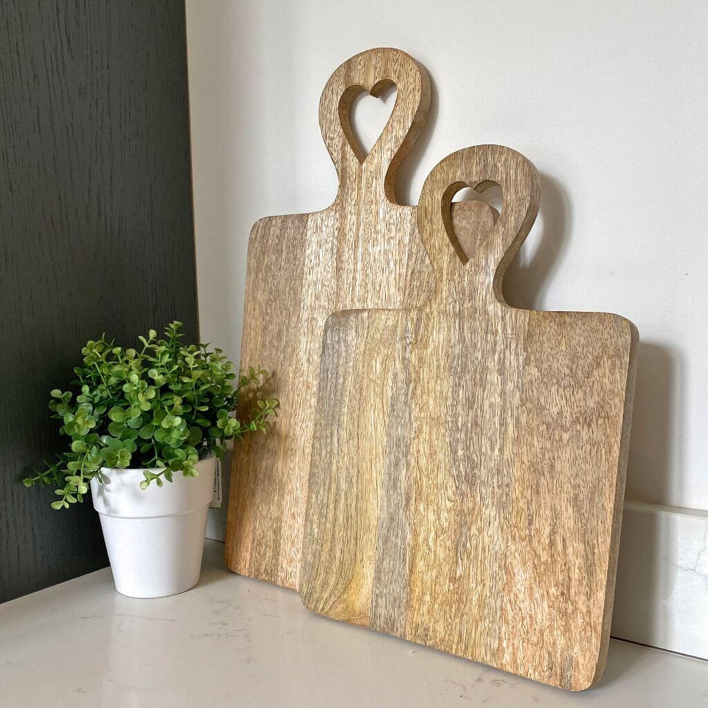 mango wood home accessories - 2 chopping boards