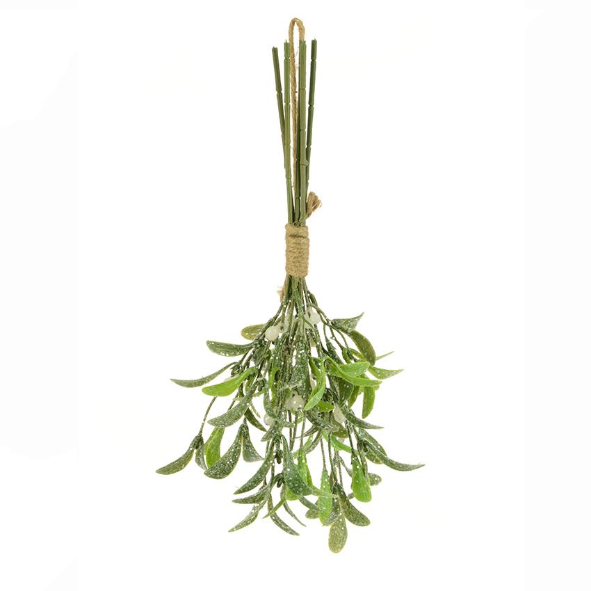 meaning of festive greenery - artificial mistletoe bundle