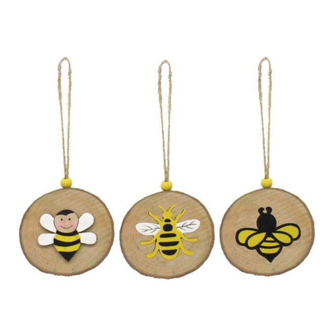 bee themed hanging decorations for easter tree