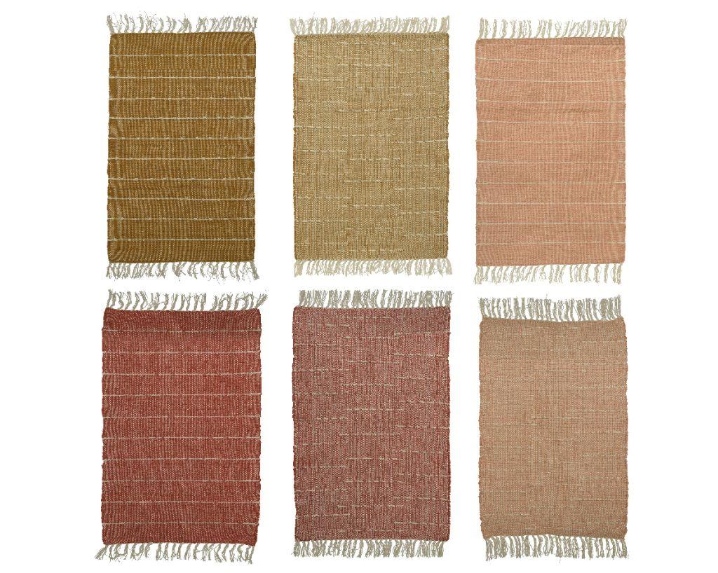 pantone colour of the year 2024 - assorted rugs in similar tones