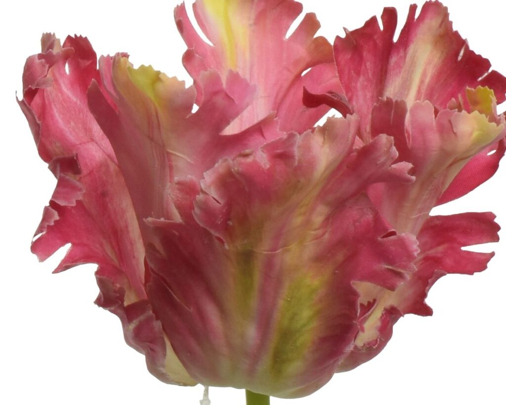 pink tulip artificial flower head