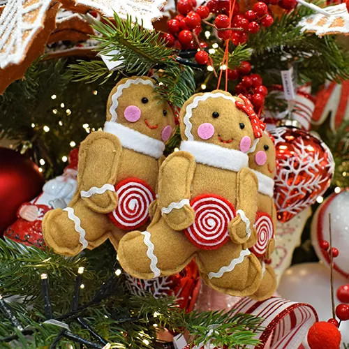 gingerbread christmas theme decorations