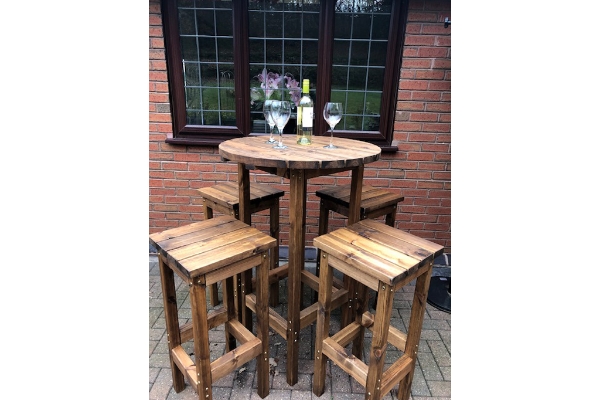 Wooden Bar Set Table 4 Stools 249 99 Inspirations Wholesale