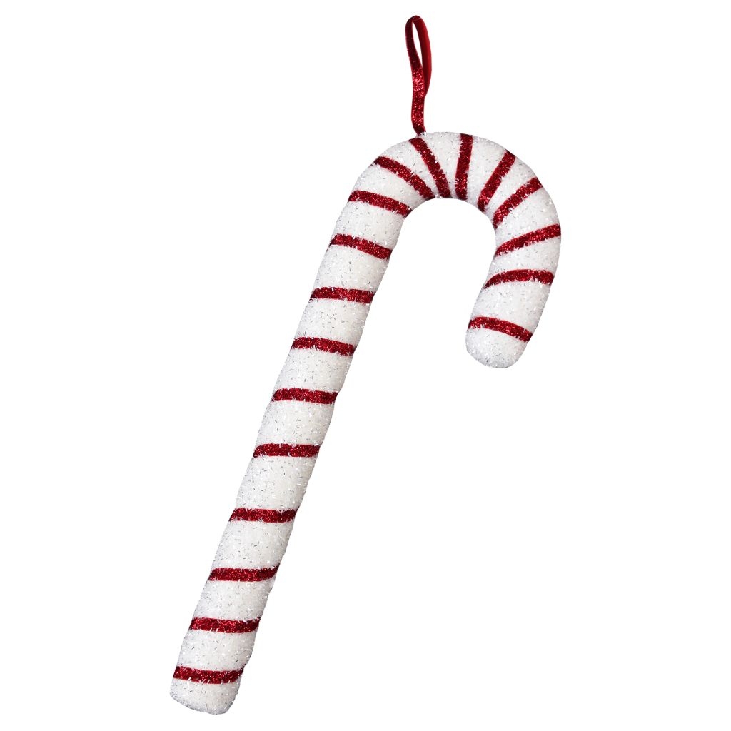 Candy Cane Foam Red & White 52cm - Christmas Tree Decoration - £8.99 ...