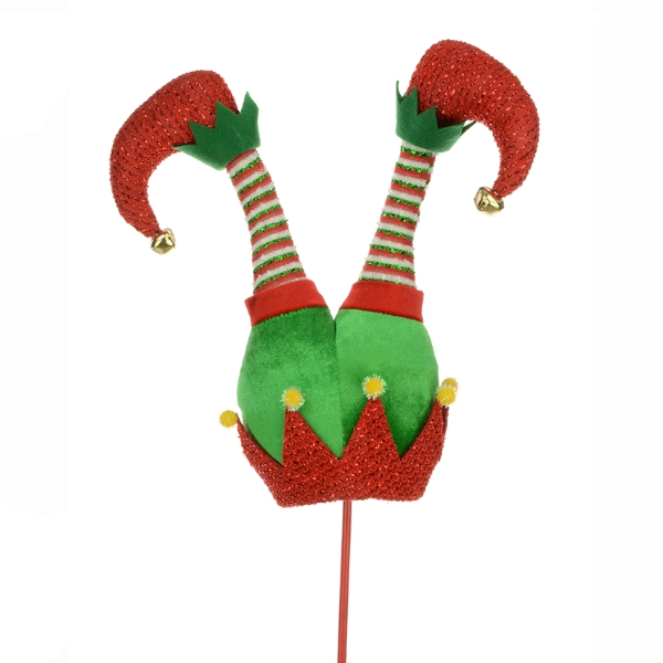 Elf Legs Pick Multicolour 80cm - Christmas Tree Decoration