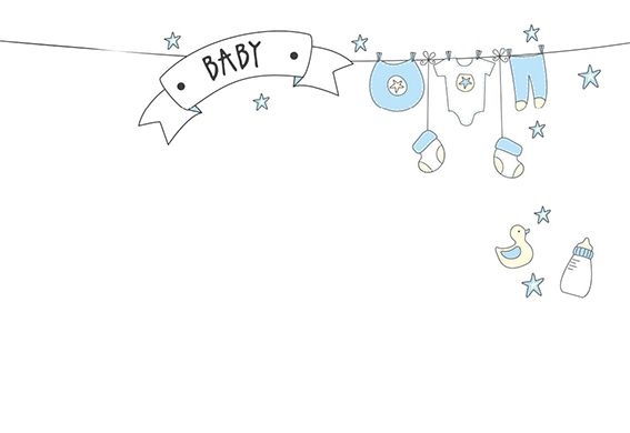 Oasis Baby Boy Clothes Line Cards x 50 - £ - Inspirations Wholesale