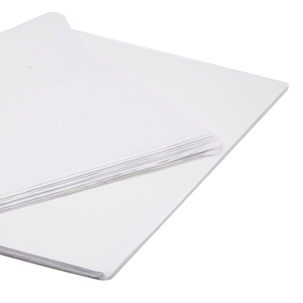 3836 48 Sheet Coloured 76cm x 51cm Tissue Paper White 