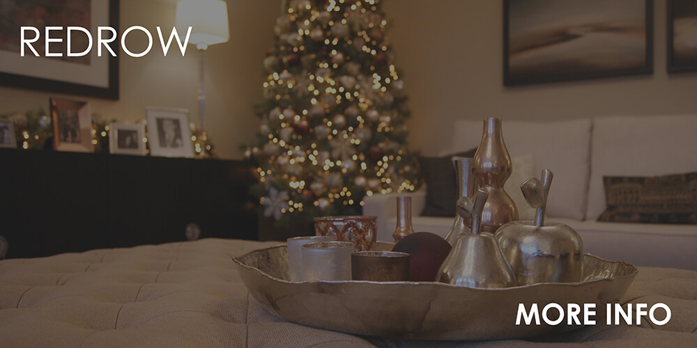 Redrow - show home commercial christmas decorating service